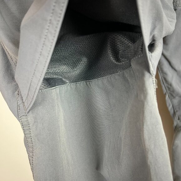REI Co-op Pants Men 38x32 Gray Cargo Vented Technical Hiking Regular Fit Stretch - Picture 7 of 14